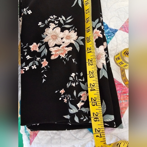 Jules & Leopold Pull-On Slim Leg Ankle Floral Pants Women's Plus Size 2X NWT - Picture 9 of 11